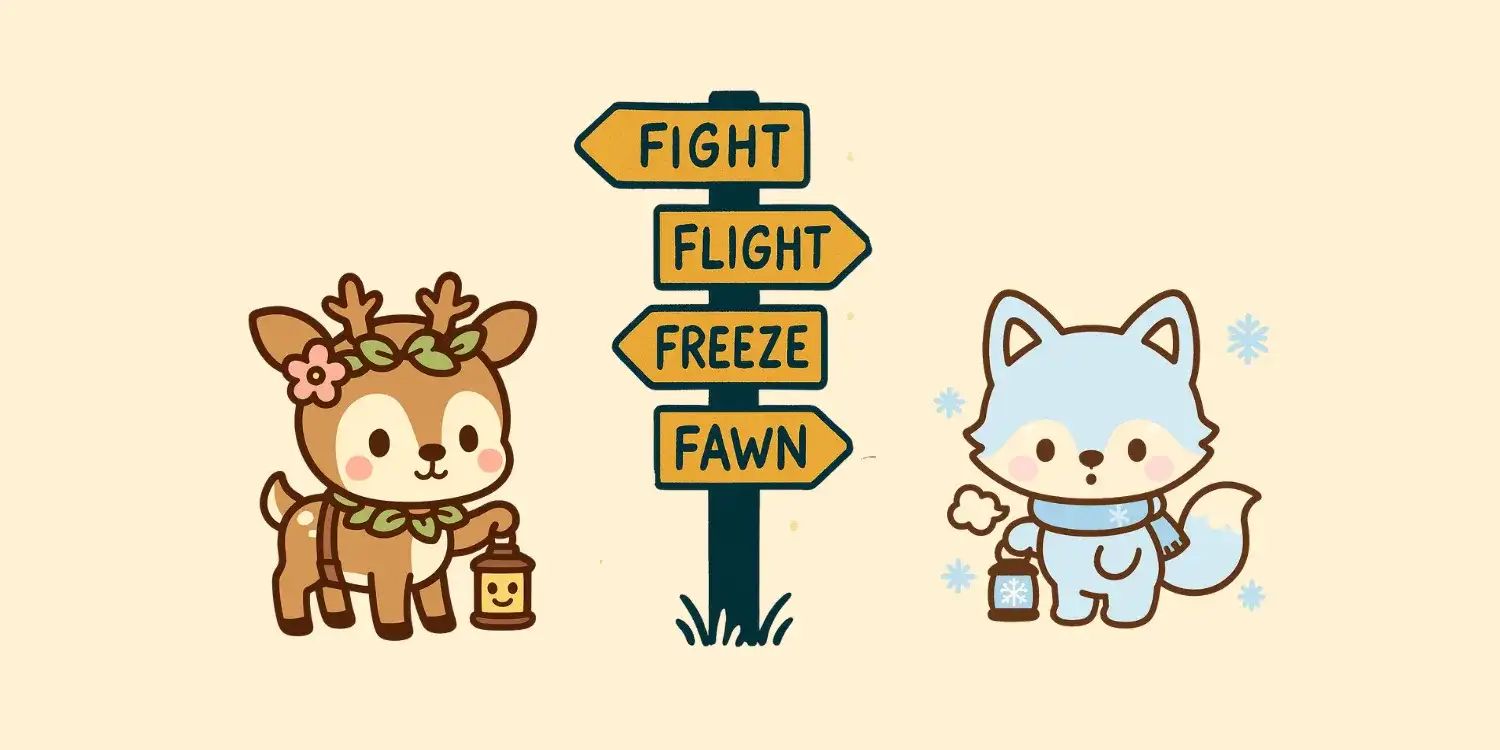 Beyond Fight or Flight: How Freeze and Fawn Trauma Responses Shape Your Life header image