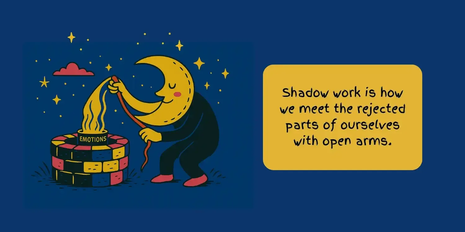 MOON DRAWING EMOTIONS FROM A WEL