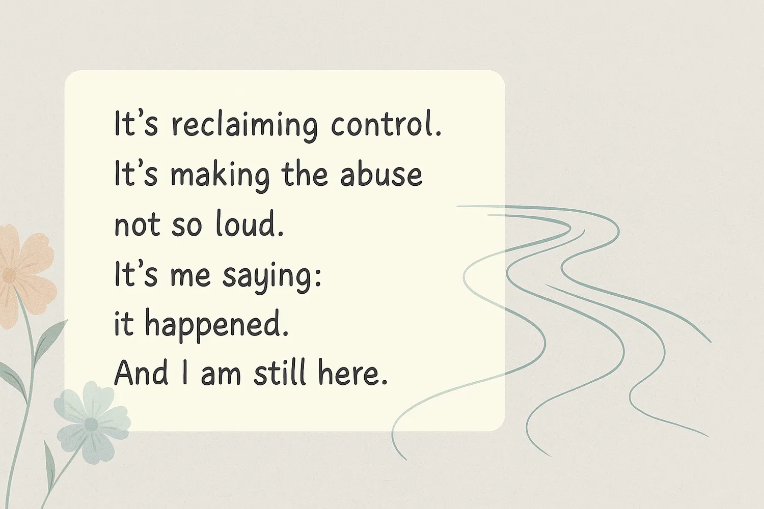 Reclaiming Control