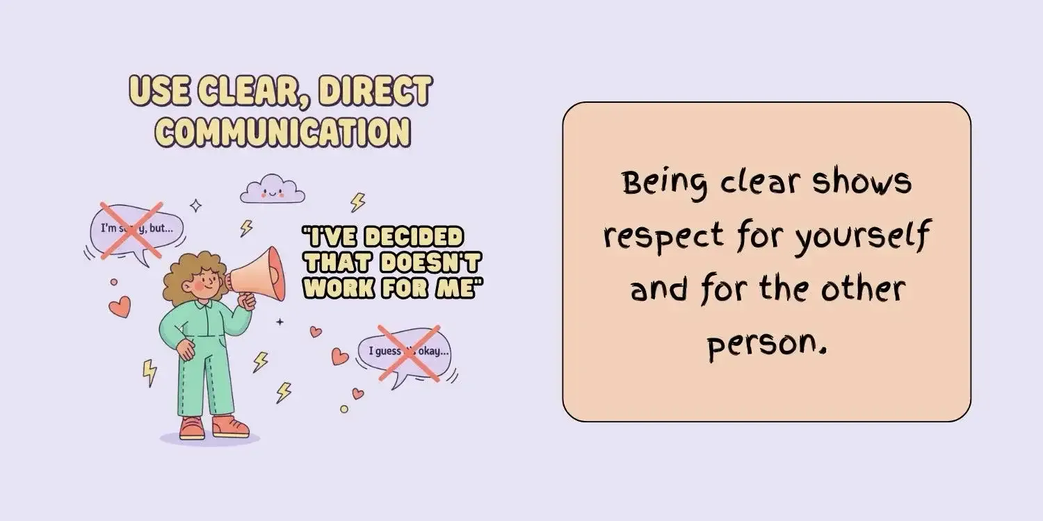 Be Clear And Direct When Communicating Boundaries