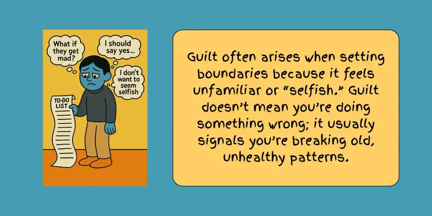 Guilt Arises When Setting Boundaries
